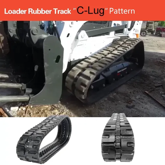 Great Quality Crawler Ctl Compact Track Loader Machinery Undercarriage Parts Skidsteer Tracks Asv C