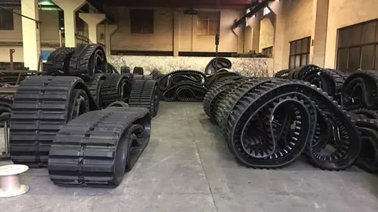 OEM 300X55.5 Rubber Tracks for Excavator Loader Construction Machinery Parts