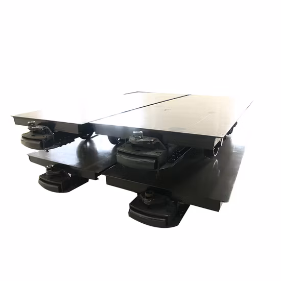 Mpc2 2000kg Loading Underground Mining Cart Flat Mine Car