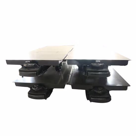 Mining Track Material Handling Heavy Flat Car Cargo Transportation Flat Deck Mine Car Proper Price