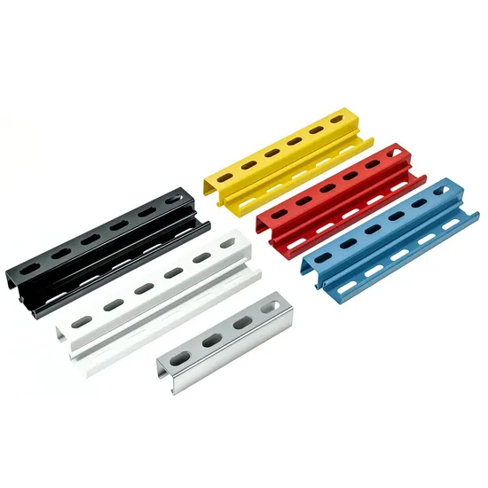 High Strength Fireproof Different Colors Choice C Channel Steel C Shaped Steel Supporting System Strut Channel 