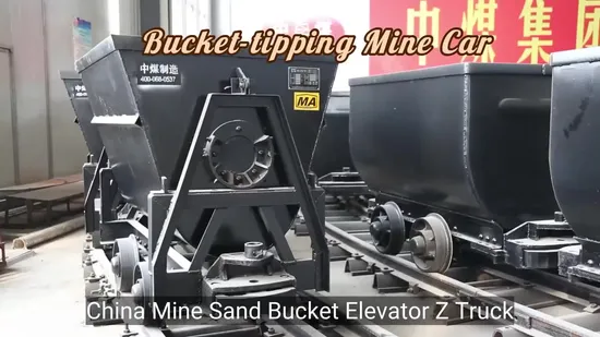 Factory Price Side Dump Mining Conveyer Belt Cleaner Auger Conveyor Mine Car with CE 