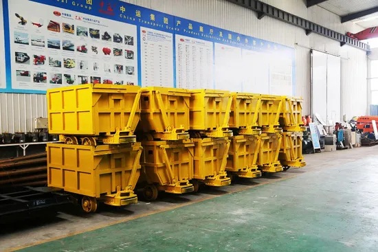 Mine Underground Side Dump Mining Ore Rail Car Truck for Sale 