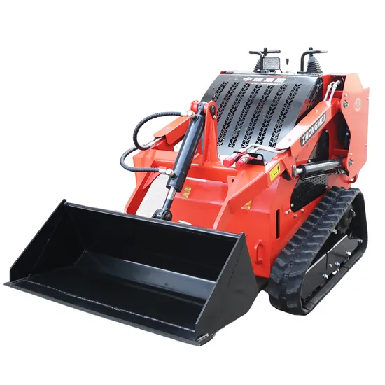 CE Construction Compact Wheel Small Front End Hydraulic Ariticulated Wheel Mini Skid Steer Backhoe Crawler Excavator Diesel Tracked Skid Wheel Mini Loader 