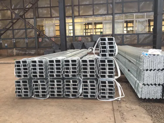 Factory ASTM A36 Galvanized Hot Rolled U Shape/ C Shape Strut Channel Construction Mild Carbon Channel Steel 
