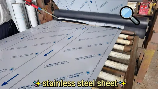 Cold Rolled Ss Plate 4X8FT SUS 201 316L 304 304L Stainless Steel Sheet 