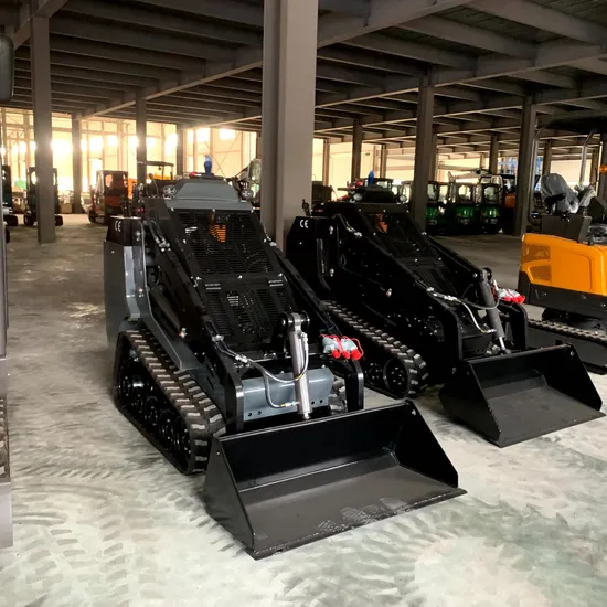 Chinese Mini Loader Excavator Compact Crawler Track Mini Backhoe Loader Mini Track Skid Steer Loader 