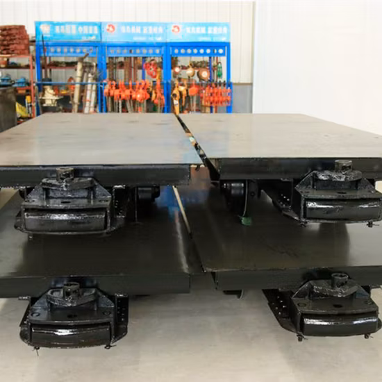 Mpc Series Coal Machinery Mining Flat Rail Wagon Flat Mining Car