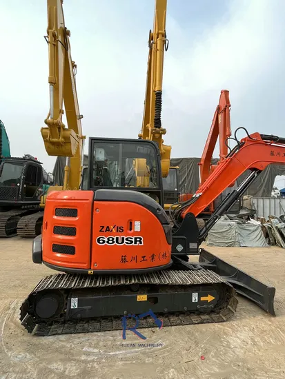 Used Hitachi Mini Excavators 6ton Used Hitachi Zx68u Zx60u Crawler Excavator for Sale 