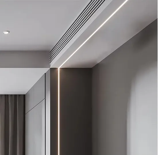 LED Profile Inlay Plaster Cabinet Lamp Embedded Style Aluminum Profile LED Strip Light Recessed Aluminum Channel Dimmable 